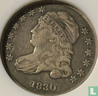 United States 1 dime 1830 (type 3) - Image 1