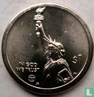 Verenigde Staten 1 dollar 2020 (P) "Maryland" - Afbeelding 2