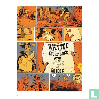 Wanted Lucky Luke - Affiche recto verso   - Image 3