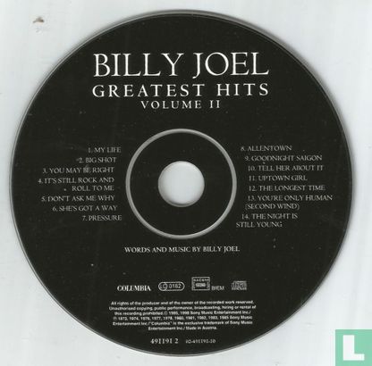 Billy Joel - Greatest Hits I & II  - Bild 3