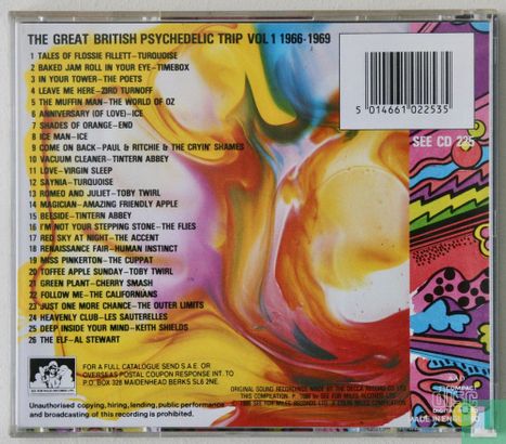The Great British Psychedelic Trip Vol 1 1966-1969 - Afbeelding 2