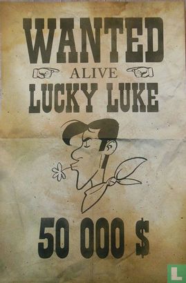 Wanted Lucky Luke - Affiche recto verso   - Image 1