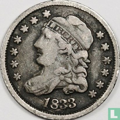 États-Unis ½ dime 1833 - Image 1