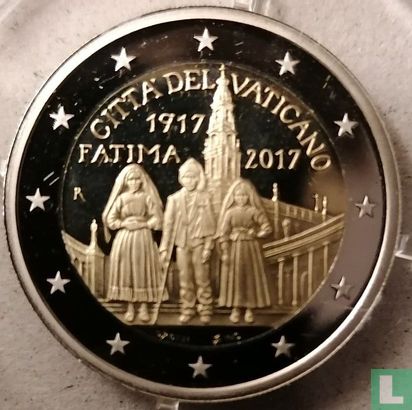 Vaticaan 2 euro 2017 (PROOF) "100 years Apparitions of the Virgin Mary in Fátima" - Afbeelding 1