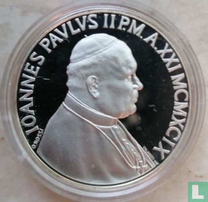 Vatican 500 lire 1999 "70th anniversary Lateran Treaty" - Image 1