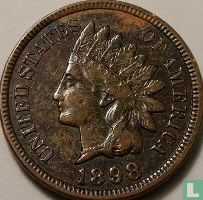 United States 1 cent 1898 - Image 1