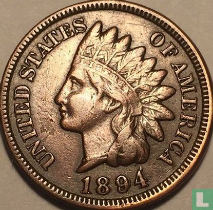 United States 1 cent 1894 (type 2) - Image 1