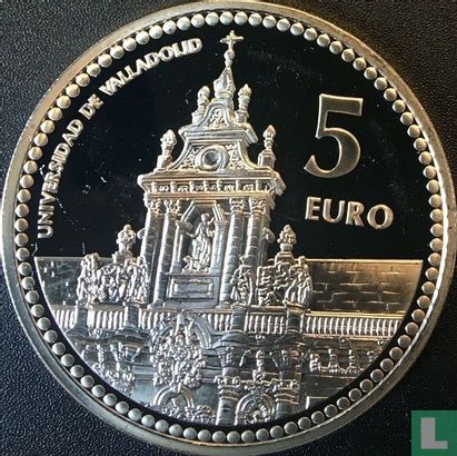 Spain 5 euro 2012 (PROOF) "Valladolid" - Image 2
