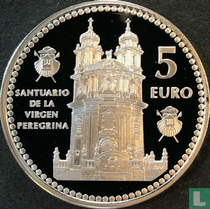 Spain 5 euro 2012 (PROOF) "Pontevedra" - Image 2