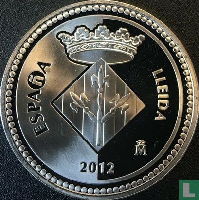 Spanje 5 euro 2012 (PROOF) "Lleida" - Afbeelding 1