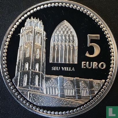Spanje 5 euro 2012 (PROOF) "Lleida" - Afbeelding 2