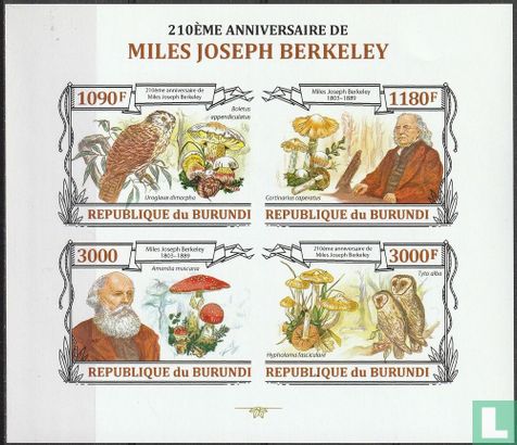 210th birthday of Miles Joseph Berkerley