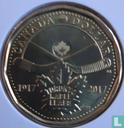 Canada 1 dollar 2017 "100th anniversary of the Toronto Maple Leafs" - Image 1