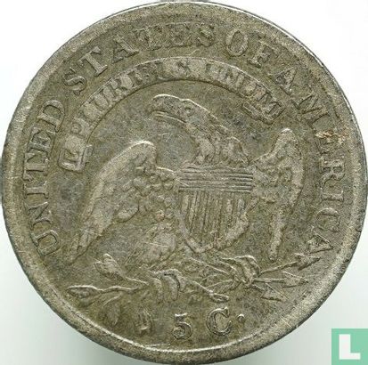 États-Unis ½ dime 1836 (type 2) - Image 2