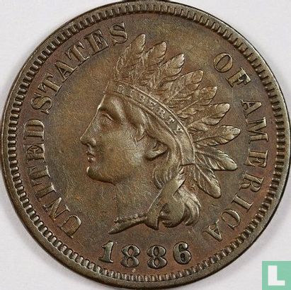 United States 1 cent 1886 (type 1) - Image 1
