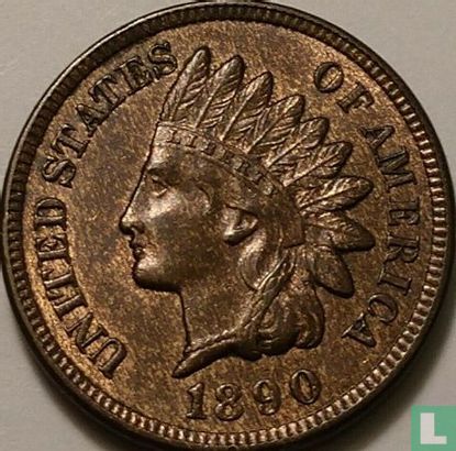 United States 1 cent 1890 - Image 1