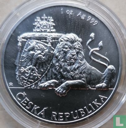 Niue 2 dollars 2019 (type 1) "Czech Lion" - Afbeelding 2