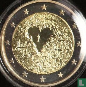 Finland 2 euro 2008 (PROOF) "60th anniversary Universal Declaration of Human Rights" - Image 1