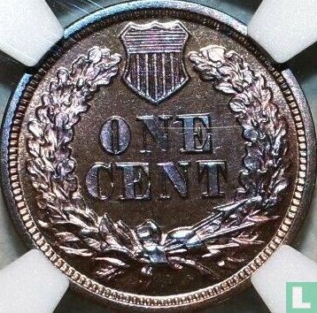 États-Unis 1 cent 1871 (BE - type 1) - Image 2