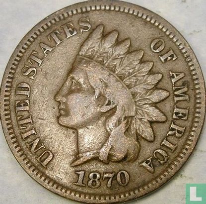 États-Unis 1 cent 1870 (type 1) - Image 1