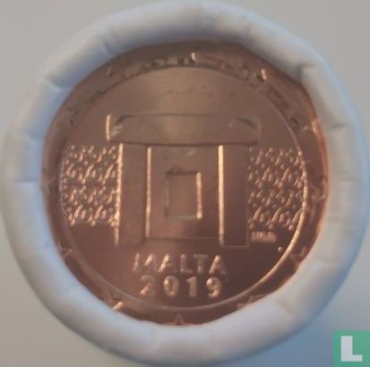 Malta 1 cent 2019 (roll) - Image 1