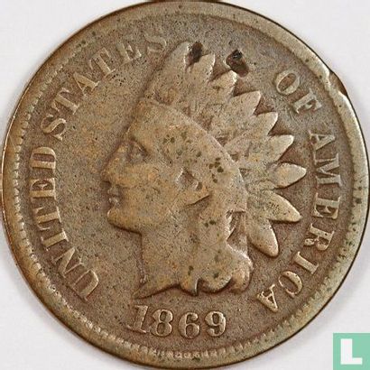United States 1 cent 1869 (type 1) - Image 1