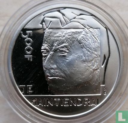 Luxembourg 500 francs 2000 (PROOF) "Coronation of Grand Duke Henri" - Image 2