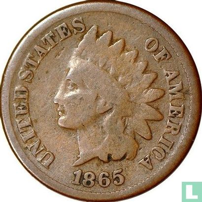 United States 1 cent 1865 (type 1) - Image 1