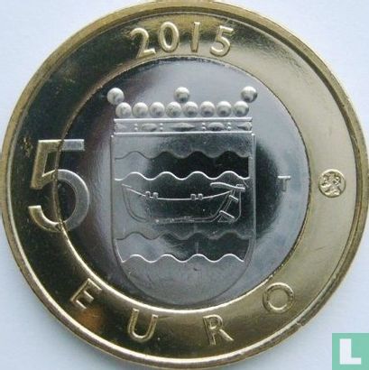 Finlande 5 euro 2015 "Hedgehog in Uusimaa" - Image 1