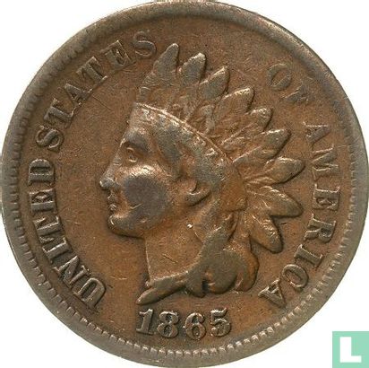 United States 1 cent 1865 (type 2) - Image 1