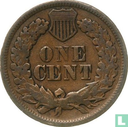 United States 1 cent 1865 (type 2) - Image 2