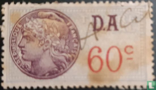 France timbre fiscal - Daussy 1936 (0,60F)