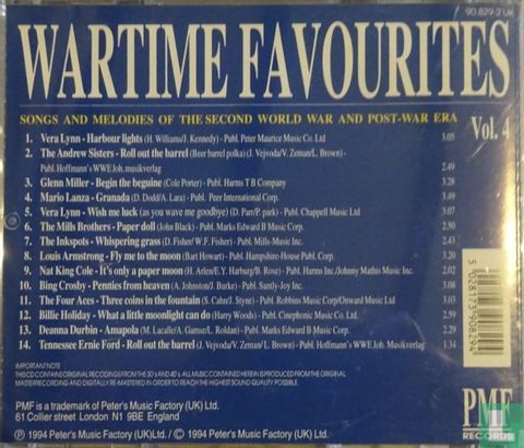 Wartime Favourites Vol 4 - Afbeelding 2