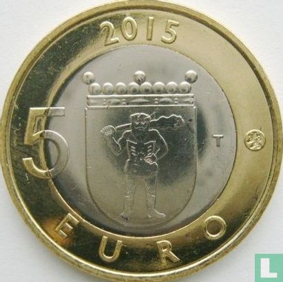 Finlande 5 euro 2015 "Reindeer in Lapland" - Image 1