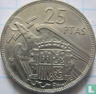 Spanje 25 pesetas 1957 (75) - Afbeelding 1