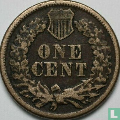 United States 1 cent 1864 (copper-nickel) - Image 2
