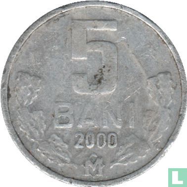 Moldova 5 bani 2000 - Image 1