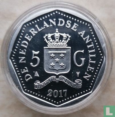 Antilles néerlandaises 5 gulden 2017 (BE) "150th anniversary of the Dutch Red Cross" - Image 1