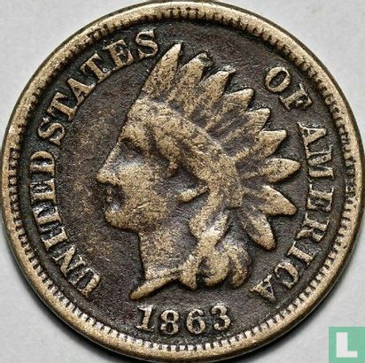 United States 1 cent 1863 - Image 1