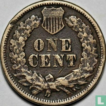 United States 1 cent 1863 - Image 2