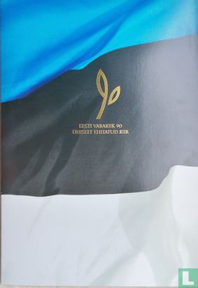 Estonie 1 kroon 2008 (folder) "90th anniversary of the Republic of Estonia" - Image 1