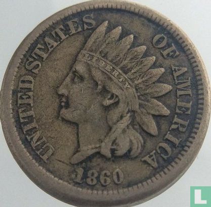 United States 1 cent 1860 (type 1) - Image 1