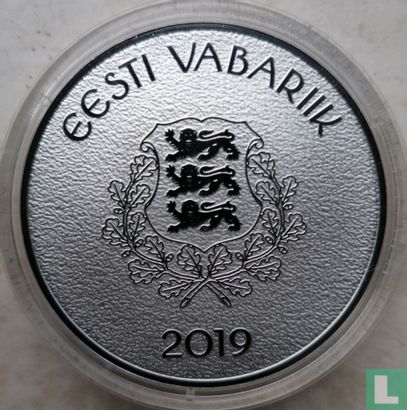 Estonia 8 euro 2019 (PROOF) "Hanseatic Viljandi" - Image 1