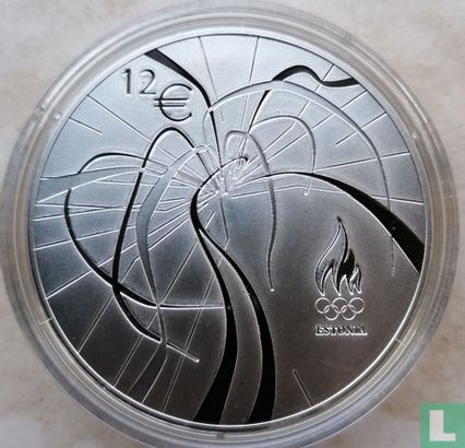 Estonia 12 euro 2012 (PROOF) "Summer Olympics in London" - Image 2