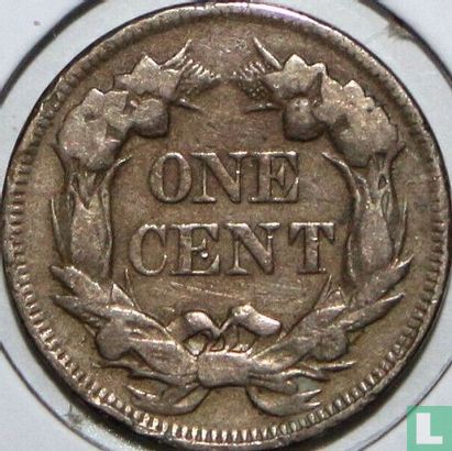 United States 1 cent 1857 (Flying eagle type) - Image 2