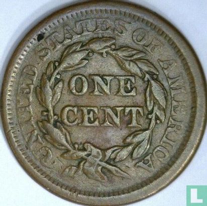 États-Unis 1 cent 1856 (Braided hair - type 1) - Image 2