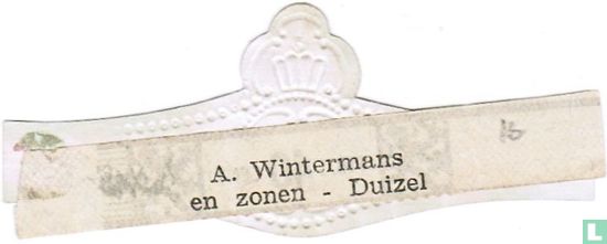 Prijs 40 cent - (Achterop: A. Wintermans en zonen - Duizel)  - Bild 2