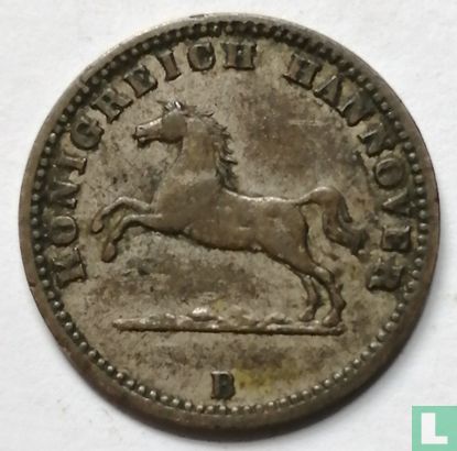 Hannover 1 groschen 1866 - Afbeelding 2