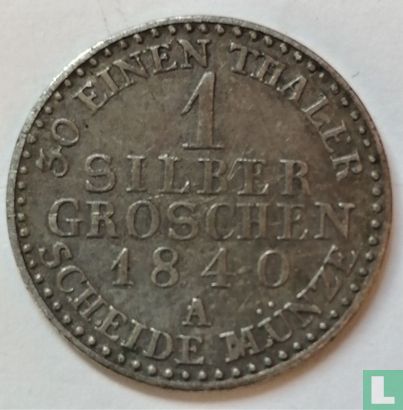 Sachsen-Weimar-Eisenach 1 Silbergroschen 1840 - Bild 1