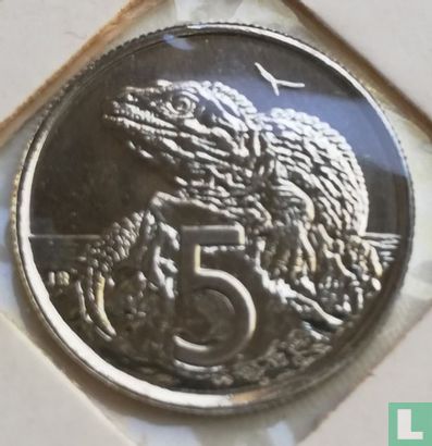 New Zealand 5 cents 1983 - Image 2